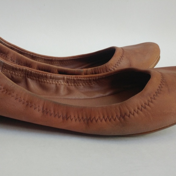 lucky brand elysia leather ballet flats